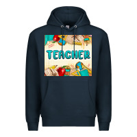 Navy teacher Premium Hoodie - MaliasSmallBusiness