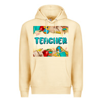 Pina Colada teacher Premium Hoodie - MaliasSmallBusiness