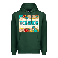 Sports Green teacher Premium Hoodie - MaliasSmallBusiness