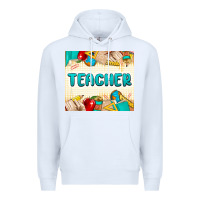 White teacher Premium Hoodie - MaliasSmallBusiness