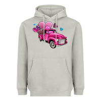 Moon Dust truck with hearts Heavyweight Hoodie - AdoDesignShop