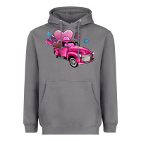 Storm truck with hearts Heavyweight Hoodie - AdoDesignShop