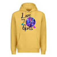 Antique Gold I Love My Softball Girl Premium Hoodie - Bettercallsaul