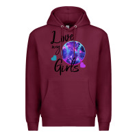 Burgundy I Love My Softball Girl Premium Hoodie - Bettercallsaul