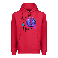 Cardinal I Love My Softball Girl Premium Hoodie - Bettercallsaul