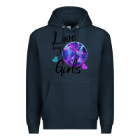 Navy I Love My Softball Girl Premium Hoodie - Bettercallsaul