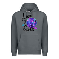 Rock I Love My Softball Girl Premium Hoodie - Bettercallsaul