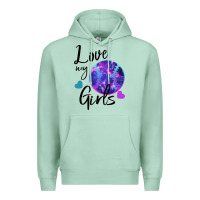 Seafoam I Love My Softball Girl Premium Hoodie - Bettercallsaul