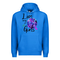 True Royal I Love My Softball Girl Premium Hoodie - Bettercallsaul