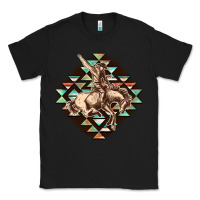 Black Aztec symbol rodeo Classic Tee - FaDigitalArtStudio