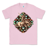 Bubblegum Pink Aztec symbol rodeo Classic Tee - FaDigitalArtStudio