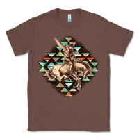 Chestnut Aztec symbol rodeo Classic Tee - FaDigitalArtStudio