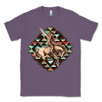 Lavender Aztec symbol rodeo Classic Tee - FaDigitalArtStudio