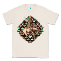 Natural Aztec symbol rodeo Classic Tee - FaDigitalArtStudio
