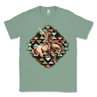 Sage Aztec symbol rodeo Classic Tee - FaDigitalArtStudio