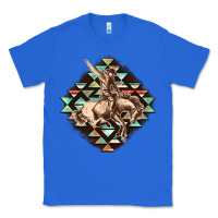 True Royal Aztec symbol rodeo Classic Tee - FaDigitalArtStudio