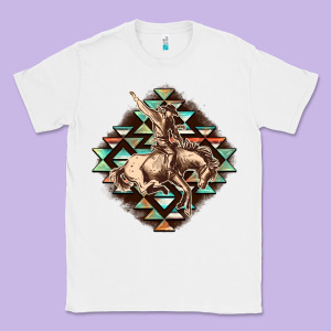 Aztec Symbol Rodeo Classic Tee Designed By Fadigitalartstudio