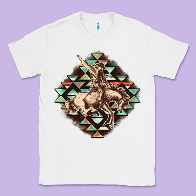 Aztec Symbol Rodeo Classic Tee Designed By Fadigitalartstudio