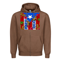 Chestnut puerto rico coqui leopard Zipper Hoodie - AdoDesignShop