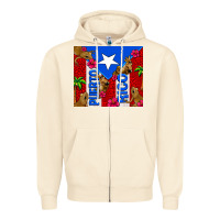 Sandshell puerto rico coqui leopard Zipper Hoodie - AdoDesignShop