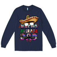 Navy nacho average dad Long Sleeve Tee - CTS Tumbler Store
