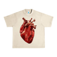 Sandshell Anatomical heart Urban Heavy Tee - RanaPortraitStore
