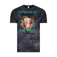 Cloud Black find someone who in the darkest parts of you Vintage Tee - texasbilliewilder