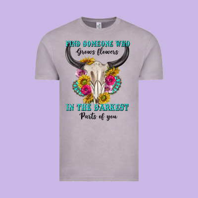 Find Someone Who In The Darkest Parts Of You Vintage Tee Designed By Texasbilliewilder
