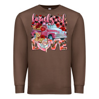 Chestnut loads of love valentines day truck Premium Sweatshirt - NancyCooperArtShop