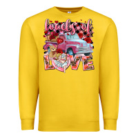 Lemon loads of love valentines day truck Premium Sweatshirt - NancyCooperArtShop