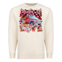 Sandshell loads of love valentines day truck Premium Sweatshirt - NancyCooperArtShop