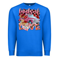 True Royal loads of love valentines day truck Premium Sweatshirt - NancyCooperArtShop