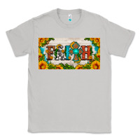 Moon Dust faith cross and sunflower license plate Classic Tee - HRA Design Shop