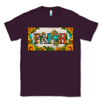Plum faith cross and sunflower license plate Classic Tee - HRA Design Shop