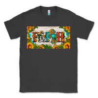 Smoke faith cross and sunflower license plate Classic Tee - HRA Design Shop