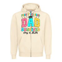 Sandshell forget the grad mom survived class of 2024 Zipper Hoodie - JahusDesignShop