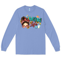 Colony Blue mom life Long Sleeve Tee - Zillion Design Studio