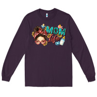 Plum mom life Long Sleeve Tee - Zillion Design Studio