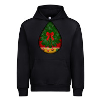Black christmas teardrop Urban Hoodie - BundleAndBundleShop