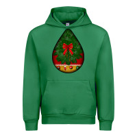 Emerald christmas teardrop Urban Hoodie - BundleAndBundleShop