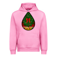 Fuchsia Pink christmas teardrop Urban Hoodie - BundleAndBundleShop