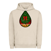 Pigment French Oak christmas teardrop Urban Hoodie - BundleAndBundleShop