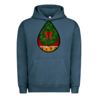 Pigment Midnight Navy christmas teardrop Urban Hoodie - BundleAndBundleShop