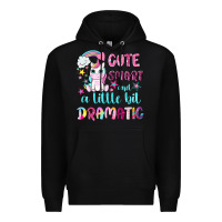 Black cute smart and a little bit dramatic with unicorn Premium Hoodie - NancyCooperArtShop
