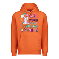 Carrot cute smart and a little bit dramatic with unicorn Premium Hoodie - NancyCooperArtShop