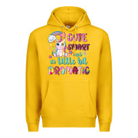 Lemon cute smart and a little bit dramatic with unicorn Premium Hoodie - NancyCooperArtShop