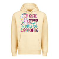 Pina Colada cute smart and a little bit dramatic with unicorn Premium Hoodie - NancyCooperArtShop