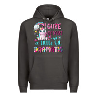 Smoke cute smart and a little bit dramatic with unicorn Premium Hoodie - NancyCooperArtShop