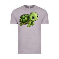 Vintage Zinc cute turtle Vintage Tee - Zillion Design Studio