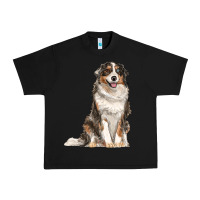 Black Australian shepherd Urban Heavy Tee - RanaPortraitStore